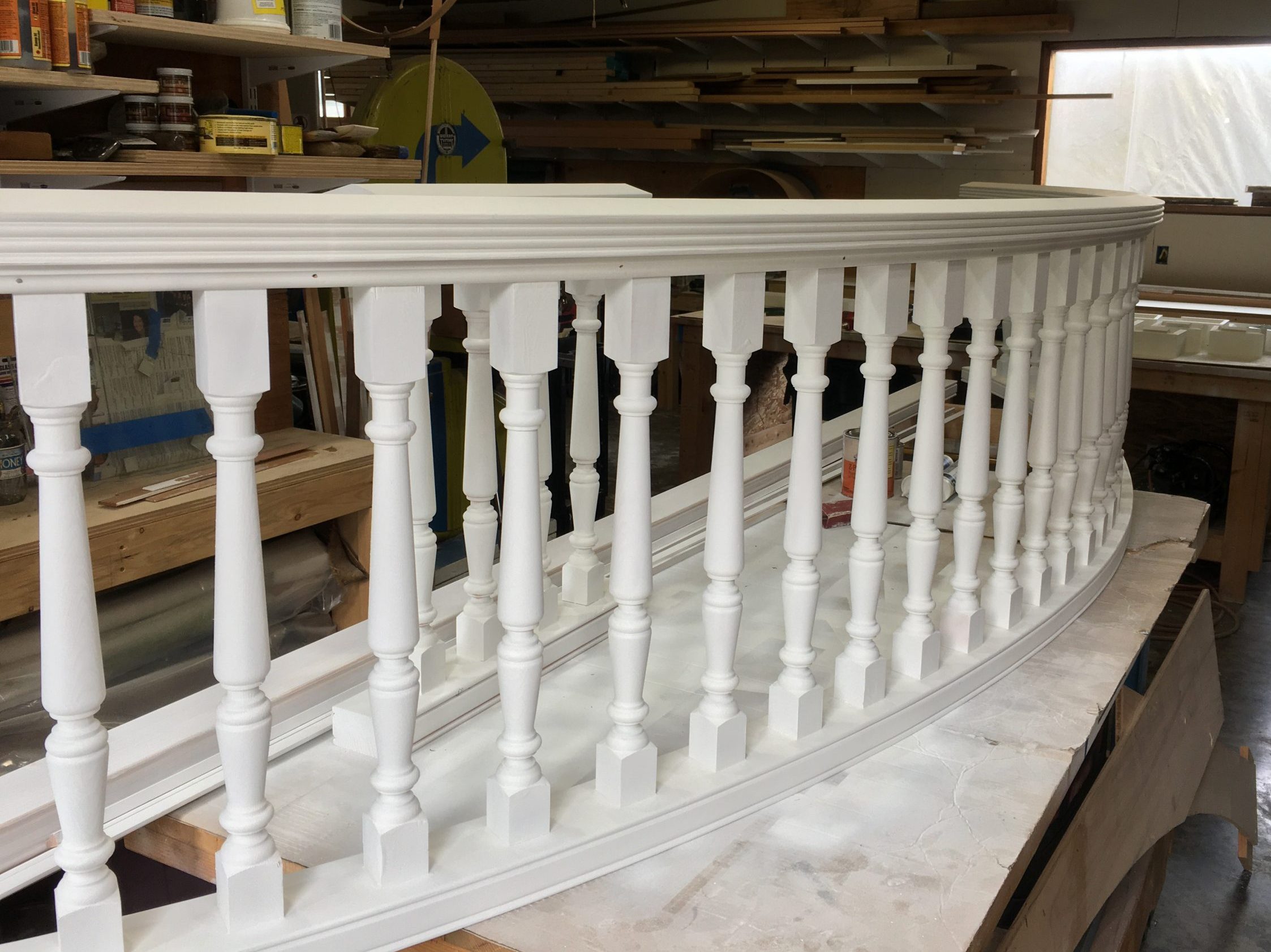 Millwork Replication For A Historic Railing Shop Work Seattle